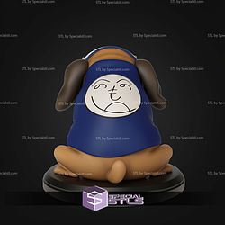 Pakkun Naruto 110mm STL Files