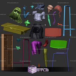 Perlica Arknights Endfield 250mm STL Files