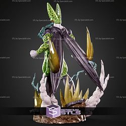 Perfect Cell Dragon Ball Z Various 300mm STL Files