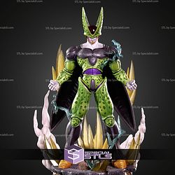 Perfect Cell Dragon Ball Z Various 300mm STL Files