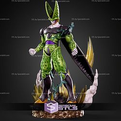 Perfect Cell Dragon Ball Z Various 300mm STL Files