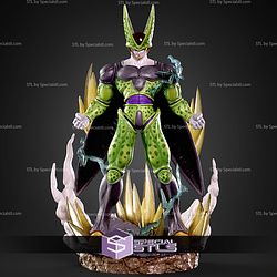 Perfect Cell Dragon Ball Z Various 300mm STL Files