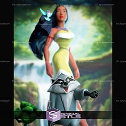 Pocahontas Disney 400mm STL Files