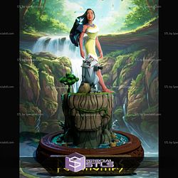 Pocahontas Disney 400mm STL Files