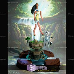 Pocahontas Disney 400mm STL Files