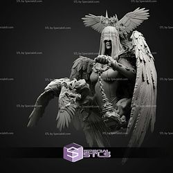 Raven Queen Bust Fanart STL Files