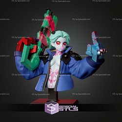 Rebecca Cyberpunk Edgerunners Bust Nice STL Files