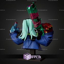 Rebecca Cyberpunk Edgerunners Bust Nice STL Files