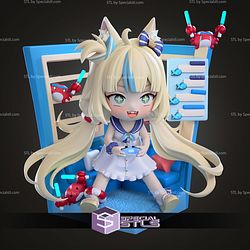 Sameko Saba Vtuber Chibi STL Files