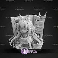 Sameko Saba Vtuber Chibi STL Files