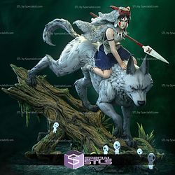 San Princess Mononoke 356mm STL Files