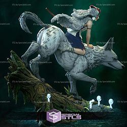 San Princess Mononoke 356mm STL Files