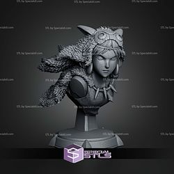 San Princess Mononoke Bust 120mm STL Files