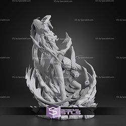 Sanji One Piece Smoke Kick 256mm STL Files