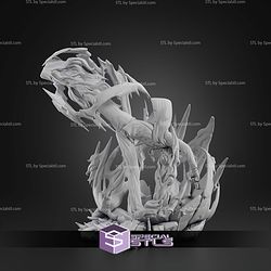 Sanji One Piece Smoke Kick 256mm STL Files