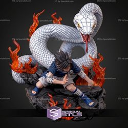 Sasuke Uchiha White Snake STL Files