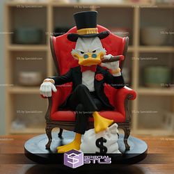 Scrooge McDuck The Drip McDuck No Ams STL Files