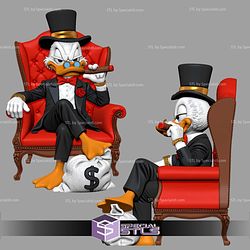 Scrooge McDuck The Drip McDuck No Ams STL Files