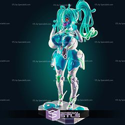 Slime Bot Mecha Girl STL Files