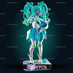Slime Bot Mecha Girl STL Files