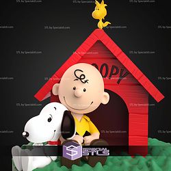 Snoopy And Charly Brown Diorama Version STL Files