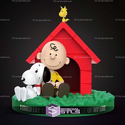 Snoopy And Charly Brown Diorama Version STL Files