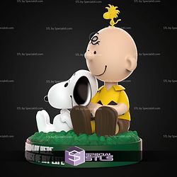Snoopy And Charly Brown STL Files