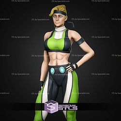 Sonya Blade Stand Pose Mortal Kombat STL Files