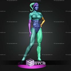 Sonya Blade Stand Pose Mortal Kombat STL Files