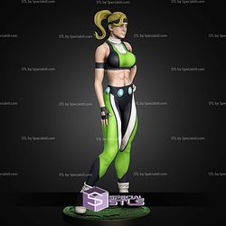 Sonya Blade Stand Pose Mortal Kombat STL Files