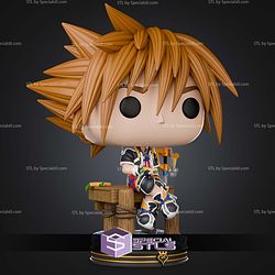 Sora Kingdom Hearts Funko STL Files