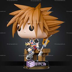 Sora Kingdom Hearts Funko STL Files