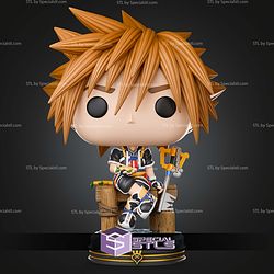 Sora Kingdom Hearts Funko STL Files