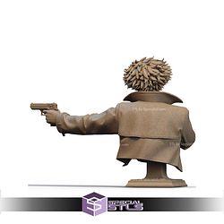Spike Spiegel Pointing Gun Bust STL Files
