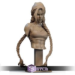 StreetWear Cammy Bust STL Files