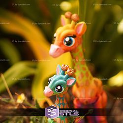 Super Basic STL Cute Flexi Giraffe Articulated
