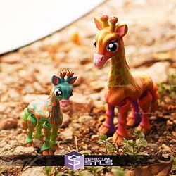 Super Basic STL Cute Flexi Giraffe Articulated