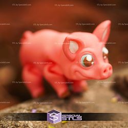Super Basic STL Cute Flexi Pig And Boar Articulated