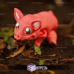 Super Basic STL Cute Flexi Pig And Boar Articulated
