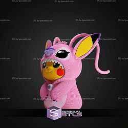 Super Basic STL Female Pikachu Stitch Crochet No AMS