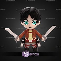 Super Basic STL Eren Yeager Multipart