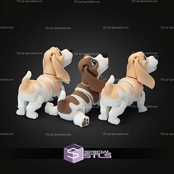 Super Basic STL Flexi Basset Hound