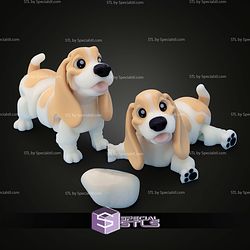 Super Basic STL Flexi Basset Hound