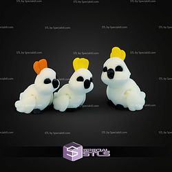 Super Basic STL Little Flexi Crested Cockatoo