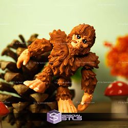 Super Basic STL Print In Place Cute Bigfoot Articulated