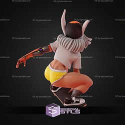 Rumi Usagiyama Mirko Skateboard 3D Printer Files
