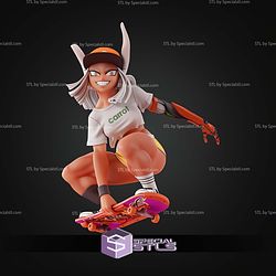 Rumi Usagiyama Mirko Skateboard 3D Printer Files