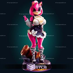 Amy Rose Goth Girl STL Files