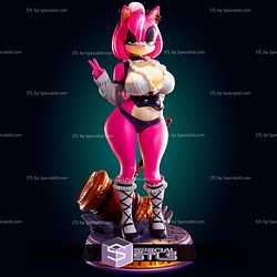 Amy Rose Goth Girl STL Files