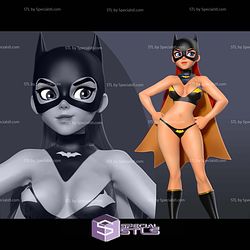 Batgirl Beach Outfit STL Files